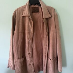 St. John's Bay Genuine Leather Suede Jacket